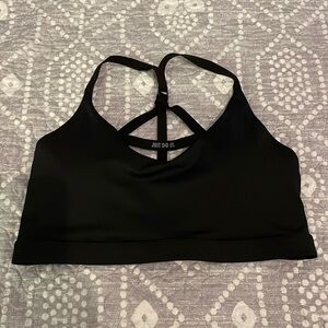 Nike Black Strappy Sports Bra